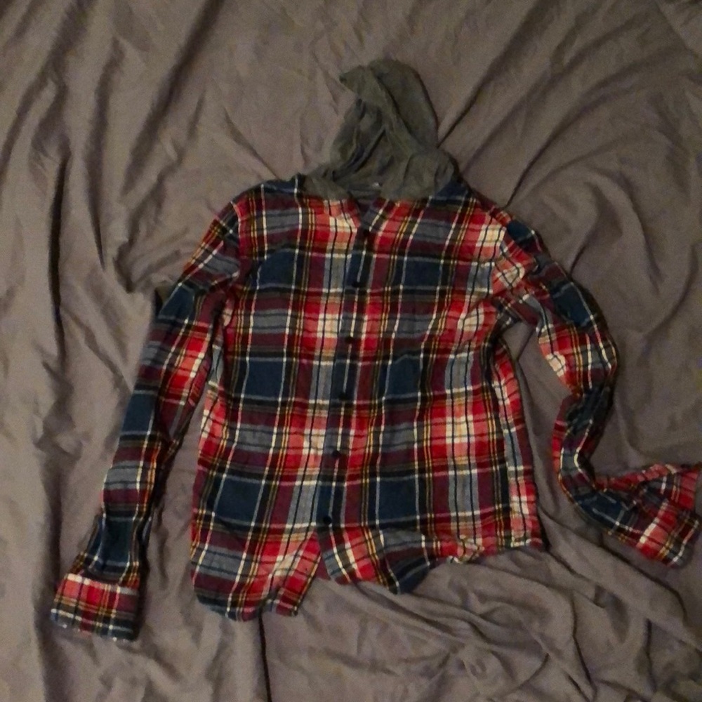 Hooded flannel